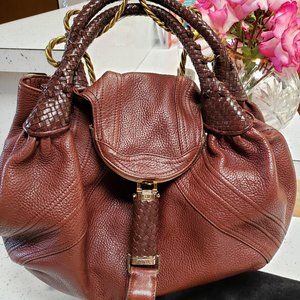 Fendi 8BR 511 Brown Spy Bag
